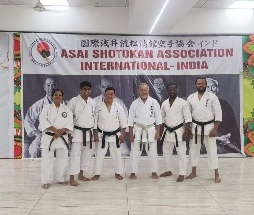 Sensei Alrey Joseph Mesias attened the 9th ASAI India International Training Seminar hosted by Shihan Yokota Kousaku on December 2, 2024 at Mumbai, India